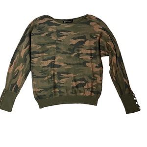 New York & Company Camo Sweater